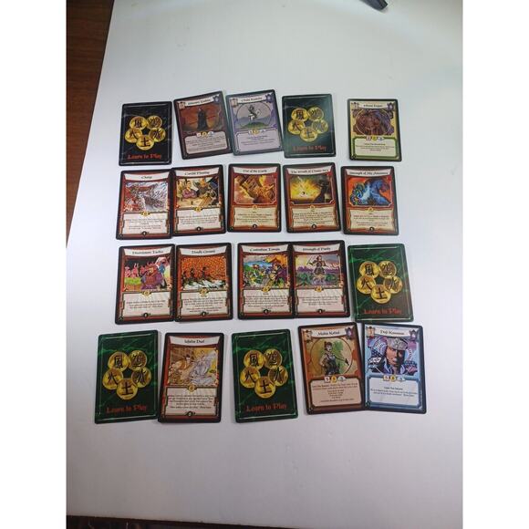 Lot of 20 LEGEND OF THE FIVE RINGS Collectible Cards - See Photos - Picture 9 of 9